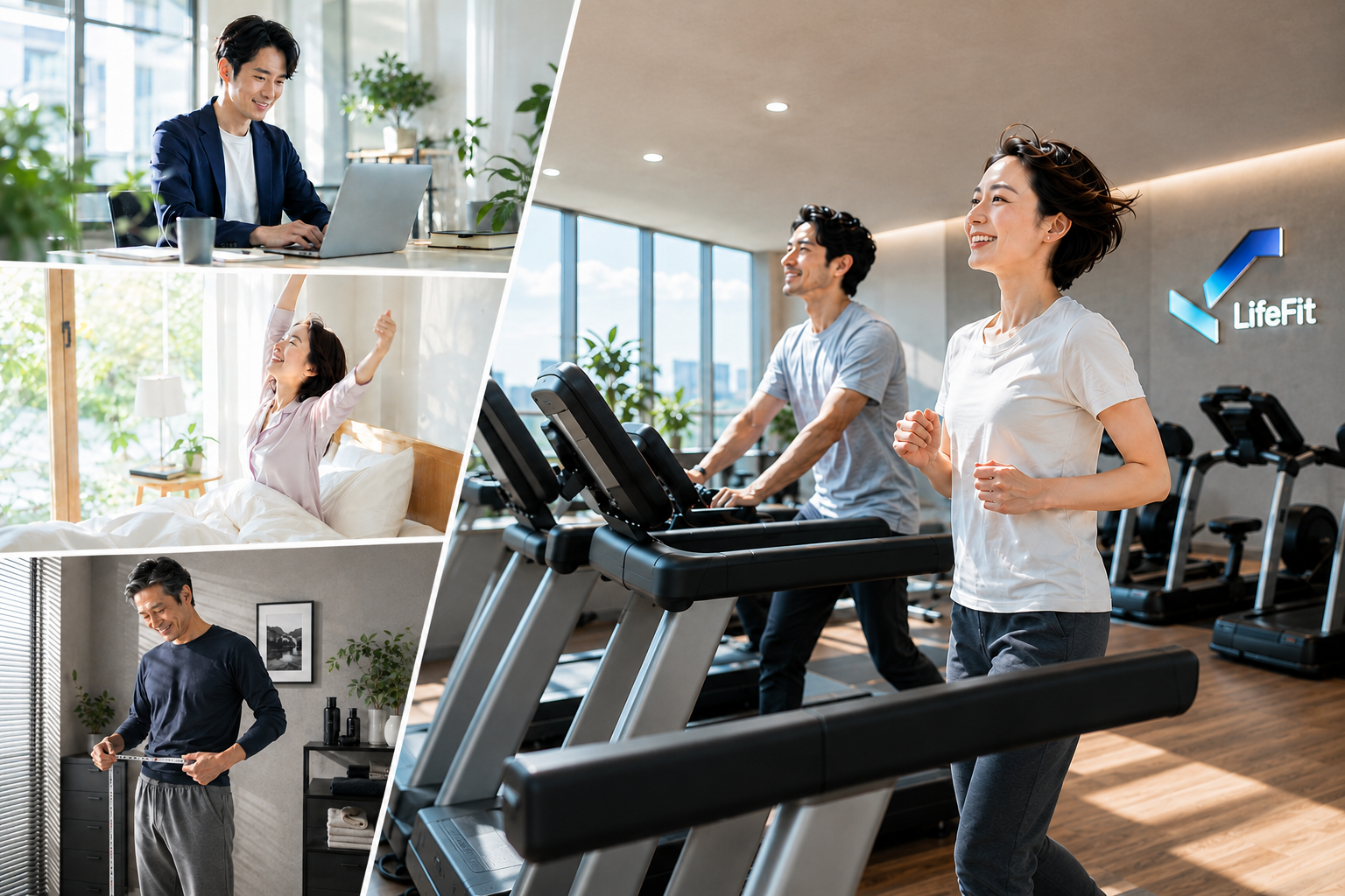 LifeFitで健康的に働く人々